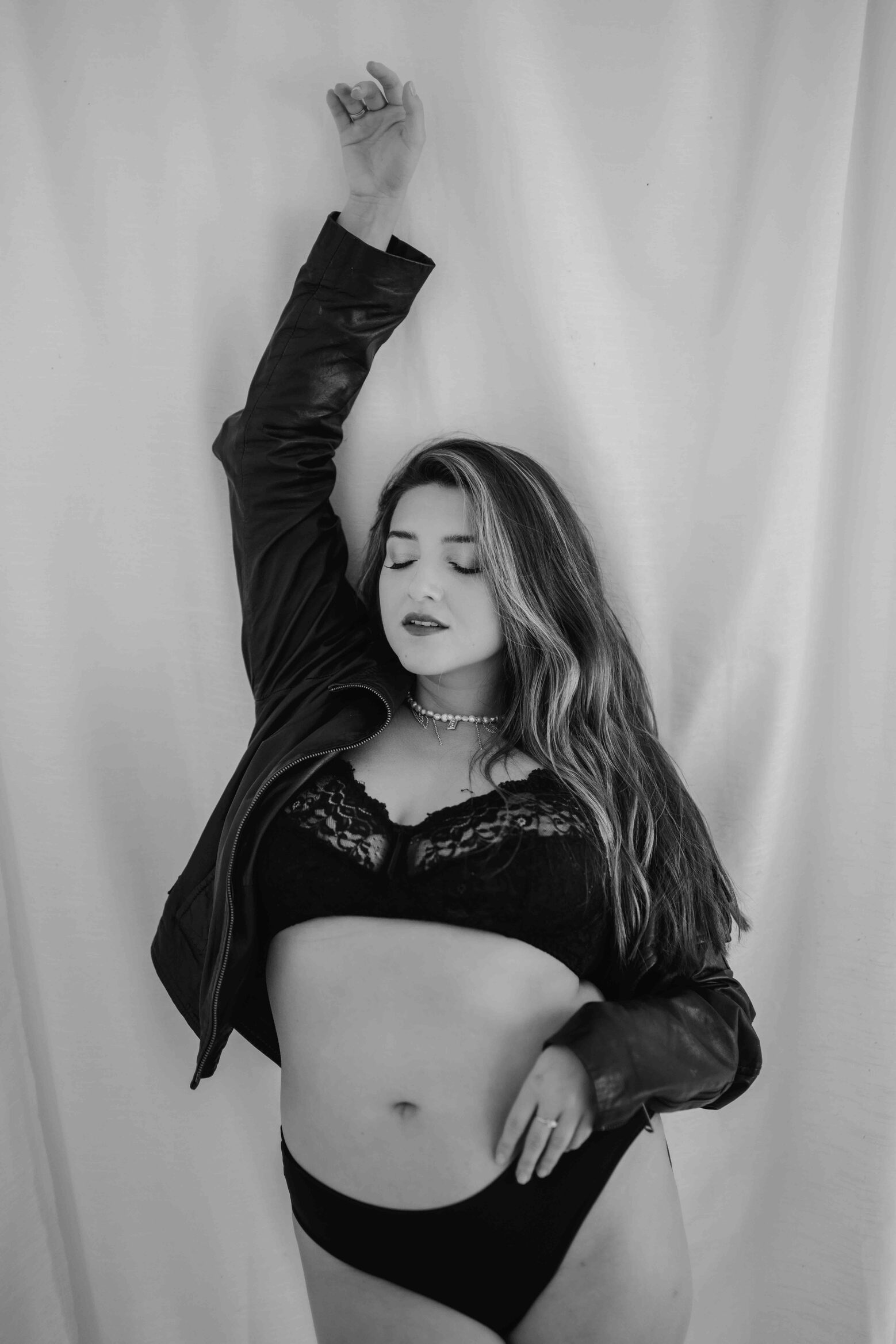 Reduzierte Boudoir Aufnahme