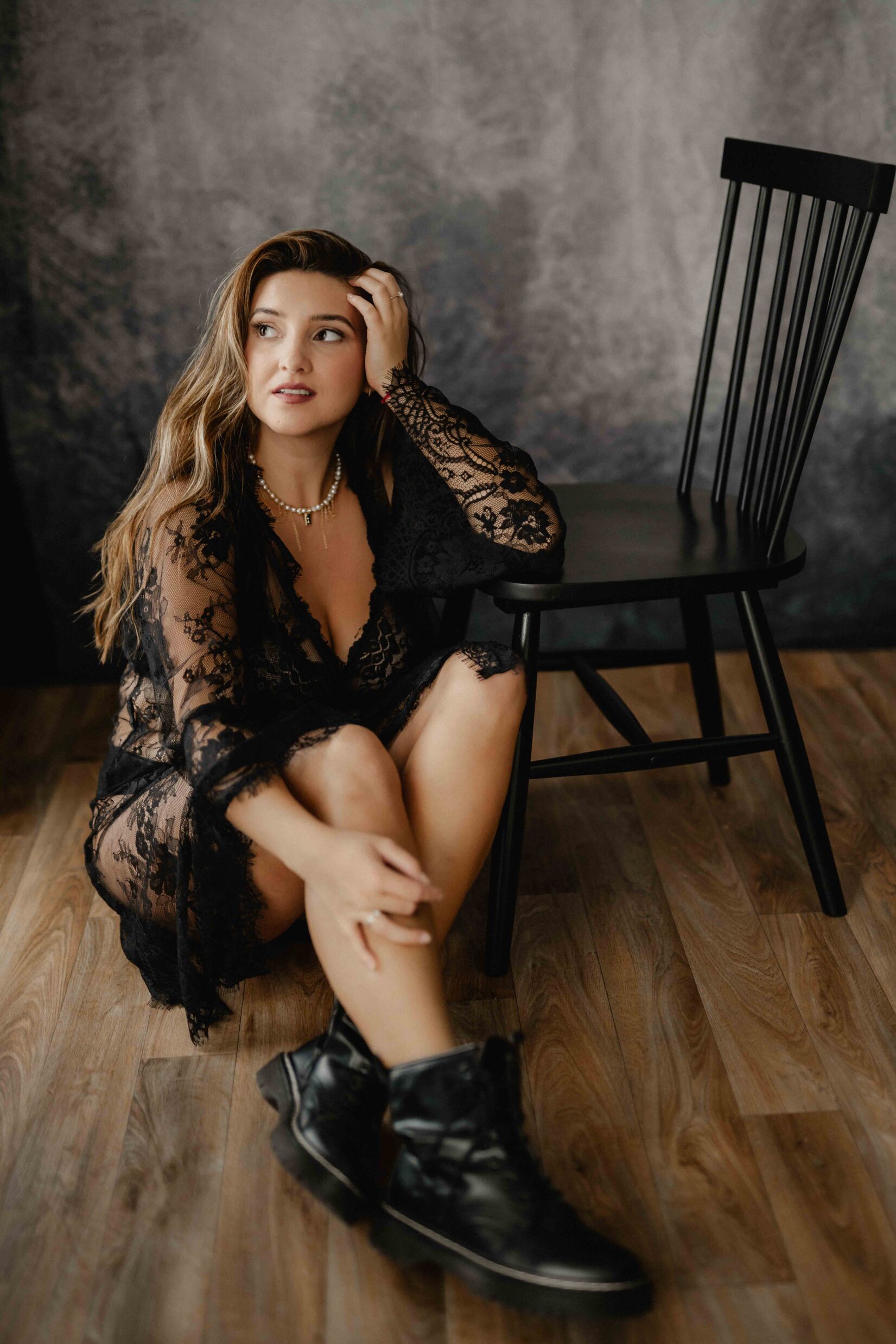 Boudoirshooting mit weichem Tageslicht