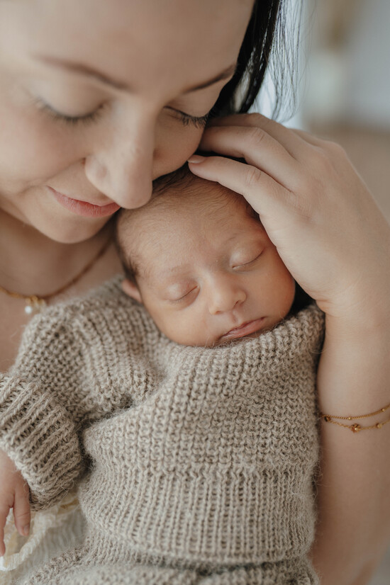 Babyshooting mit natürlichem Licht